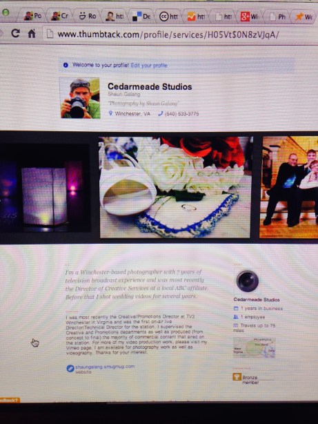 Hire me using Thumbtack