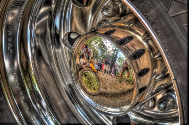 I have a Photomatix setting that I created called Extremely Awesome based off of Trey Ratcliff's Mega Extreme Do Not Click setting.  I usually only use it to get a specific portion of an image to where I need it, but this time it worked "right out of the box."  This image, for the most part, is pretty much straight out of Photomatix.