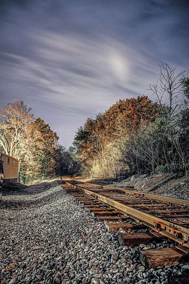 These are the train tracks that cross Millwood Ave, in Winchester.  I took this image in 2012 and am just now processing it.