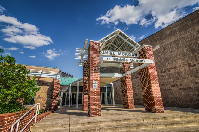Daniel Morgan Middle School in Winchester, VA.