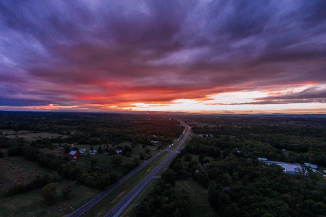 My view at the end of my ride this evening in Clarke County, VA.