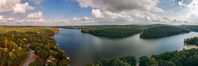 The pristine Lake Holiday in Frederick County, VA.
