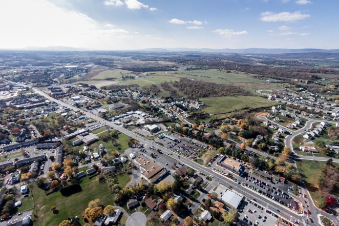 This is the "view" from my house - well, at least from straight above my house.
