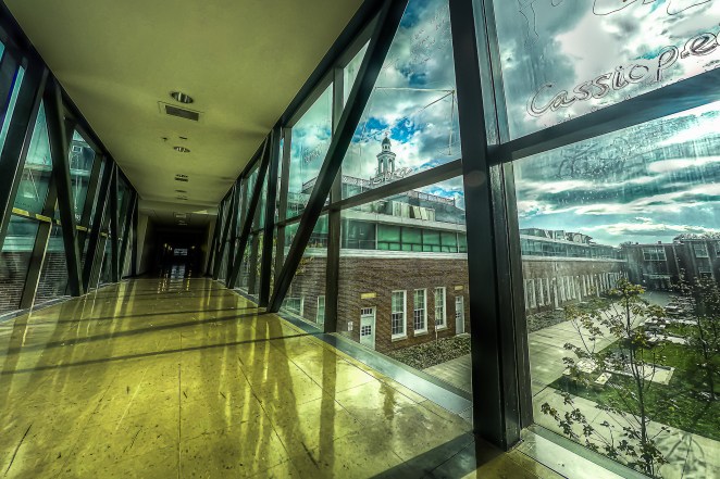 Several weeks ago I posted the exterior of what I always thought was graffiti on the windows. | Order a print of this image.