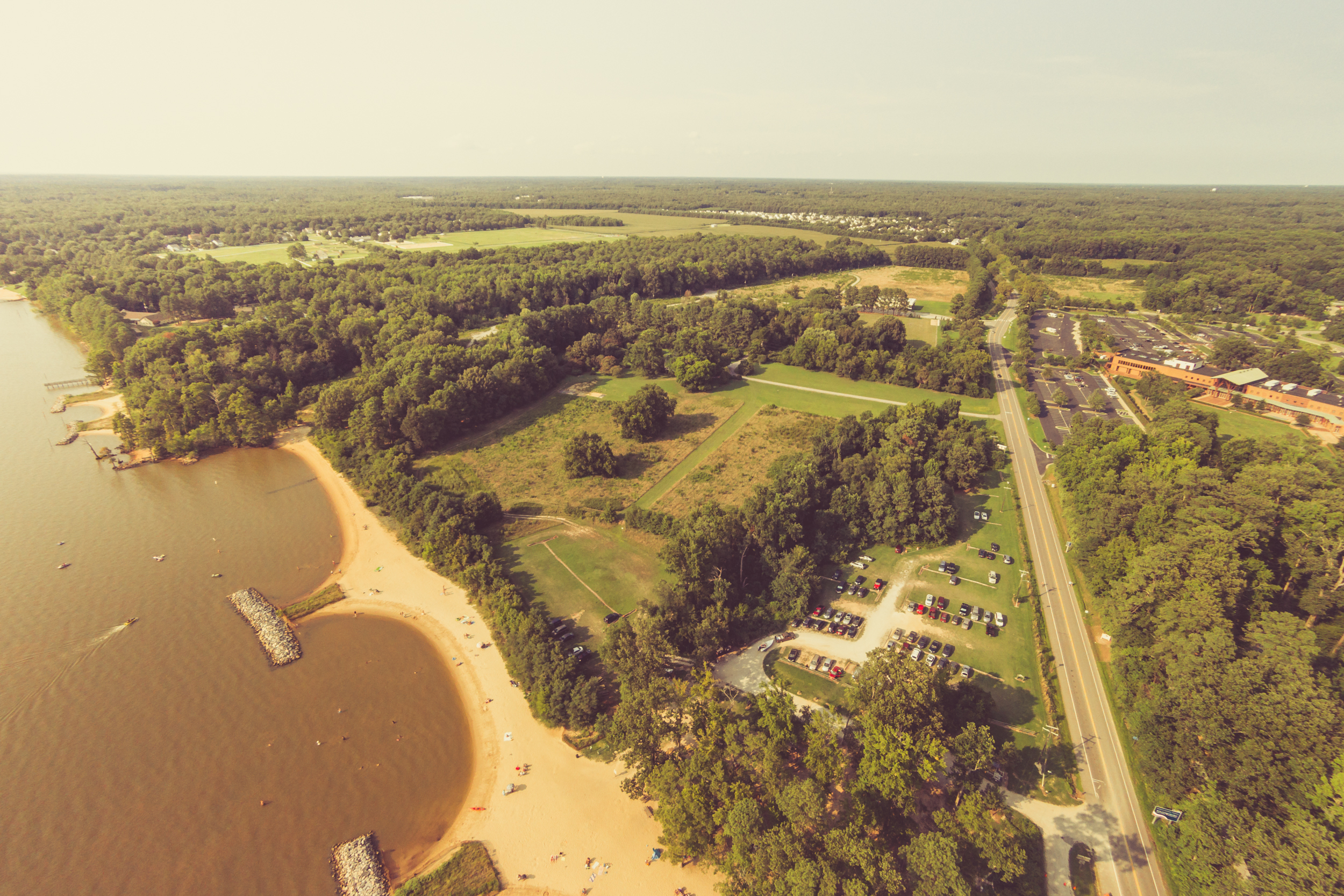 Jamestown Beach Park near Williamsburg, VA