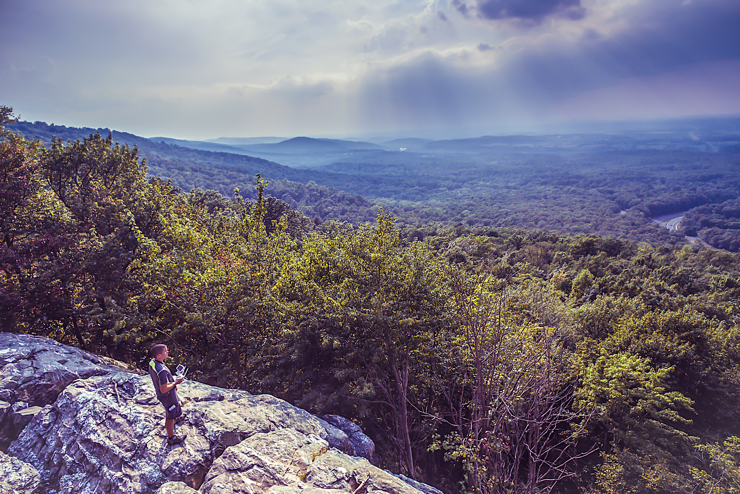Just some much-needed alone time at Bears Den in Bluemont, VA.  Awesome place.